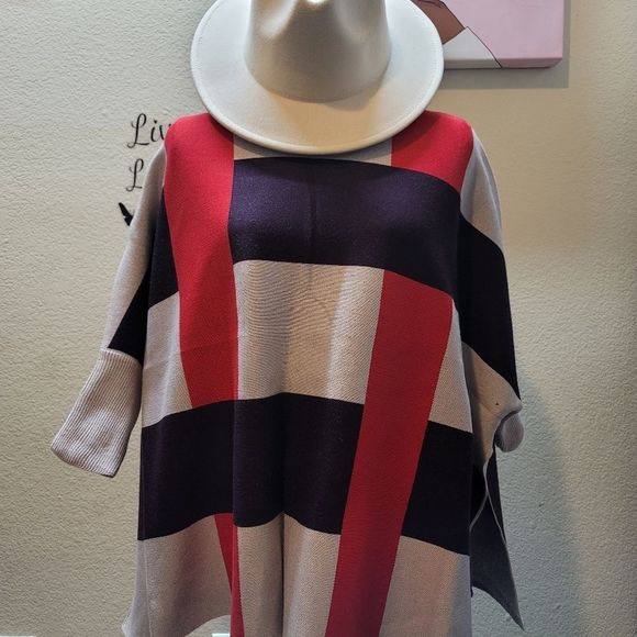 Stylish Soft Cozy Poncho - Picture 12 of 17